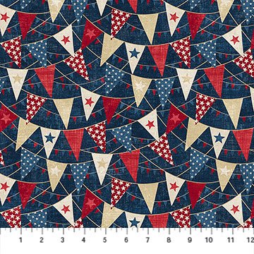 American Heartland - Navy Multi Bunting
