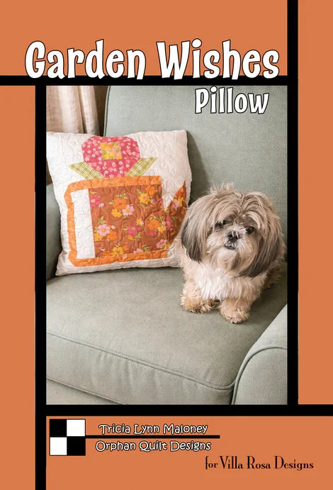 Garden Wishes Pillow by Villa Rosa Designs