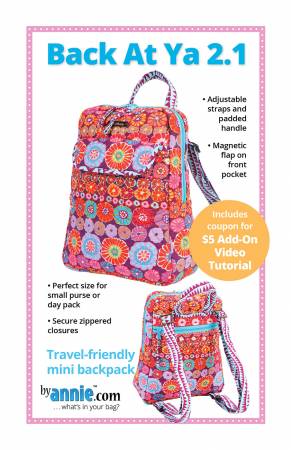 Back At Ya 2.1 - Travel Friendly Mini Backpack