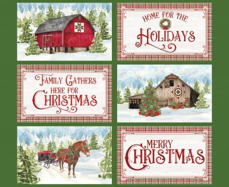 Monthly Placemats December 36in X 43in Placemat Panel
