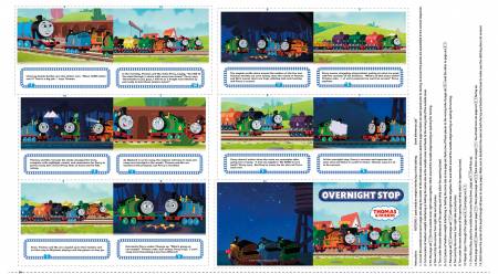 Thomas the Train - Overnight Stop Softbook Panel 24in X 43in