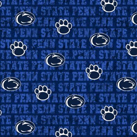 Penn State Distressed Logo Cotton
