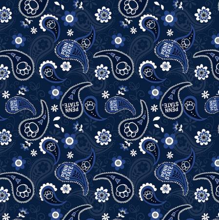 NCAA-Penn State Nittany Lions Cotton Paisley
