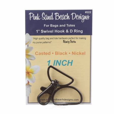 Swivel Hook and D Ring - 1 inch