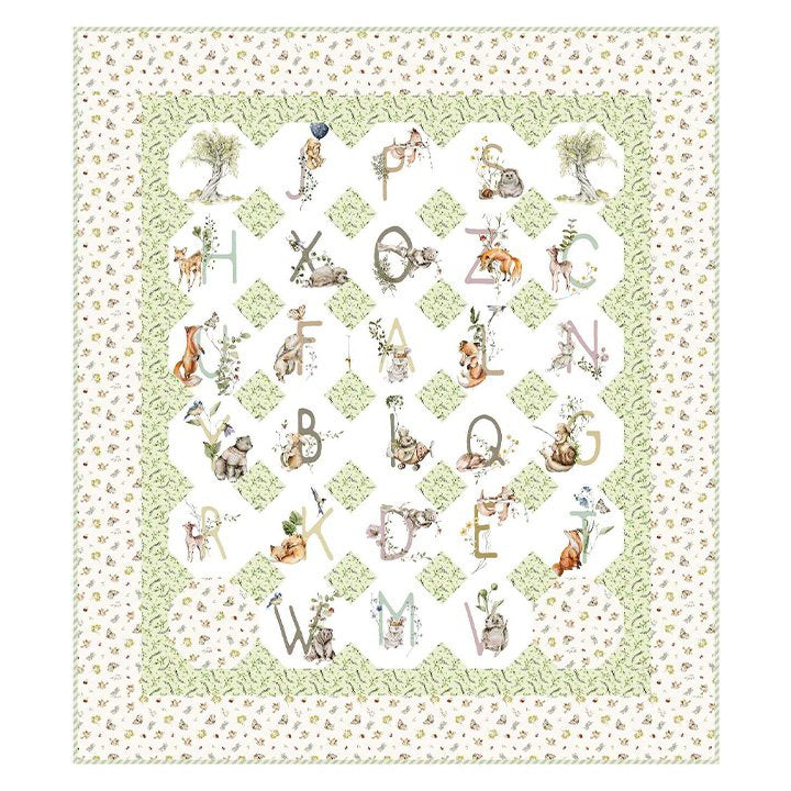 Snowball Mosaic Pattern (featuring Story Book fabric collection)