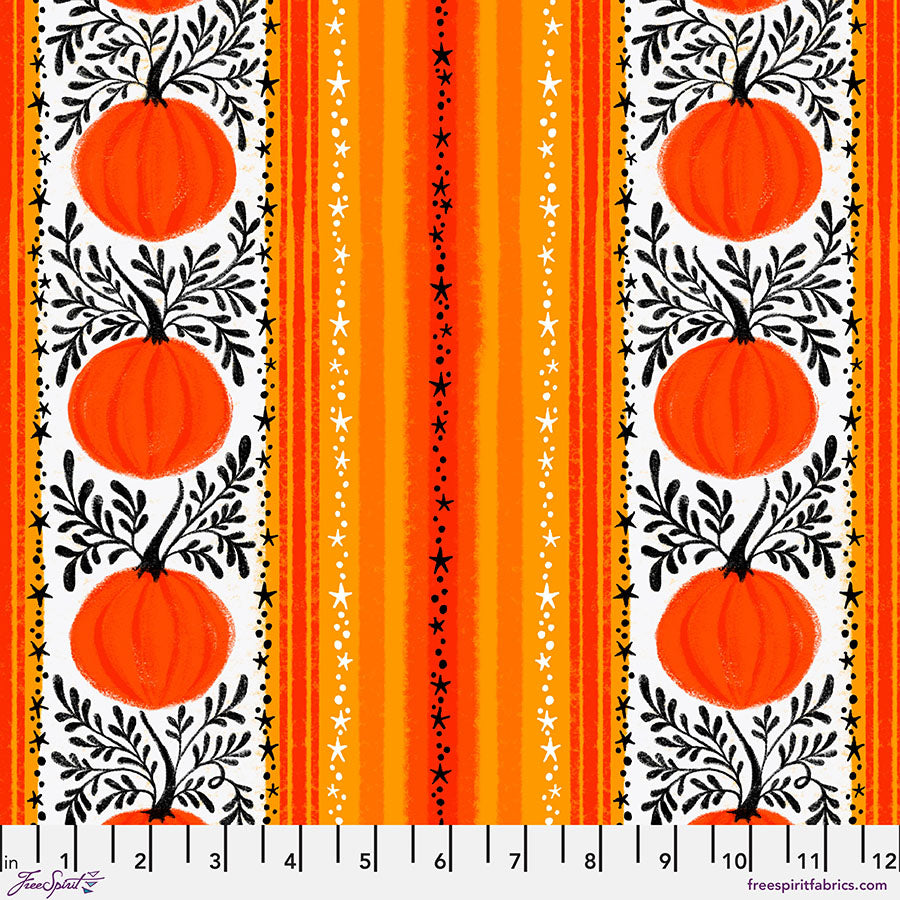 Ghostly Greetings - Pumpkin Vines (Orange)