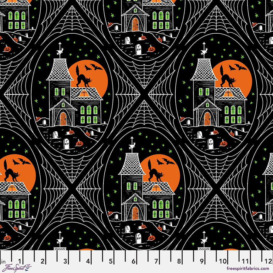 Scaredy Cat - Haunted House Black
