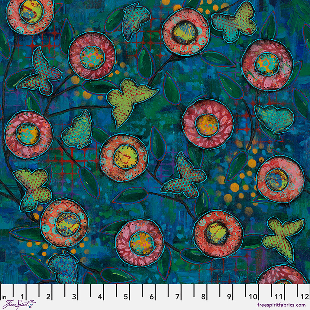 Wings of Wonder - Tapestry Blue