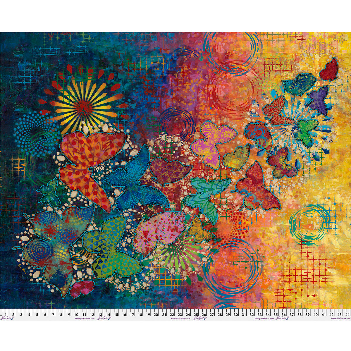 Wings of Wonder - Butterfly Panel (36" Panel)