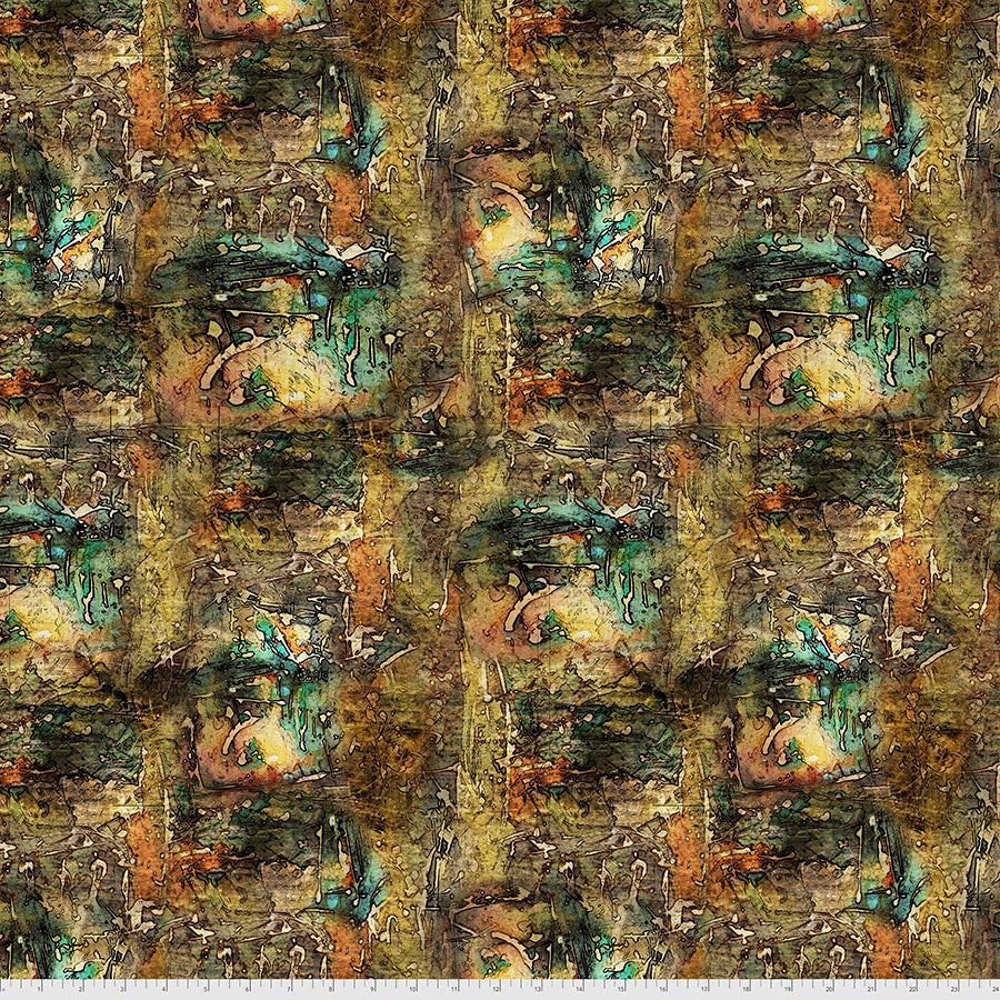 Tim Holtz - Abandoned II Dropcloth - Multicolor
