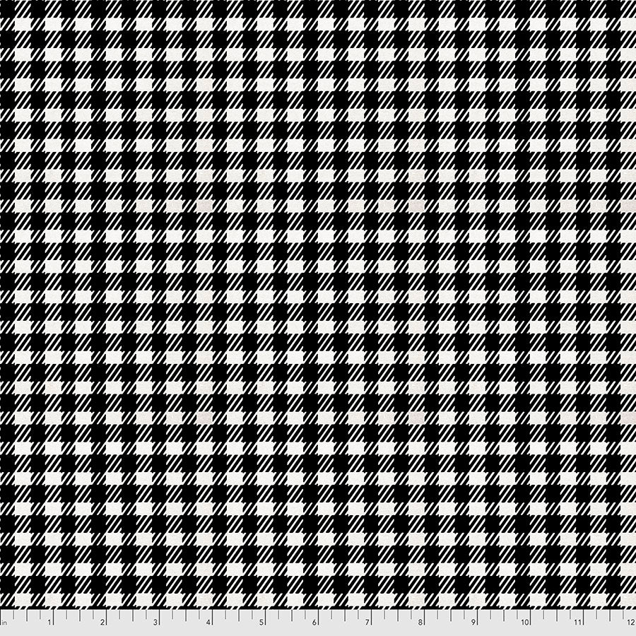 Tim Holtz Christmastime - Gingham - Black