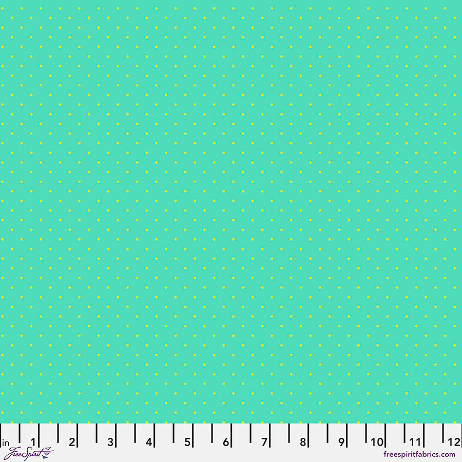 Tiny Dots - Peacock || True Colors Tula Pink