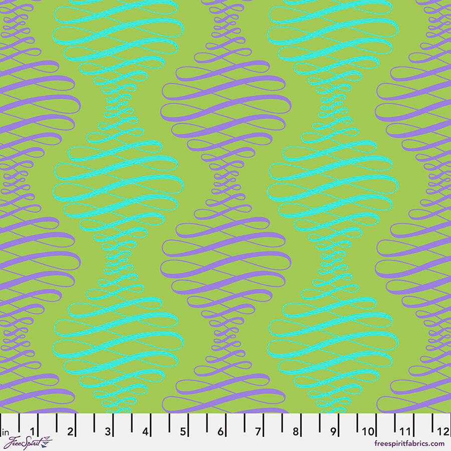 Parisville (DejaVu) - Spencer Stripe - Pistachio