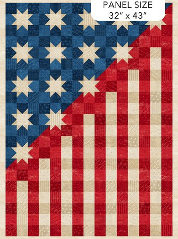 American Heartland - Beige Multi Panel (32" x 43")