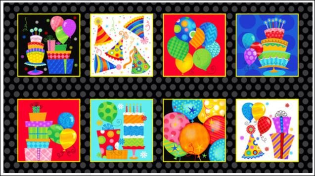 Party Time! Panel - 6650-98 Multi