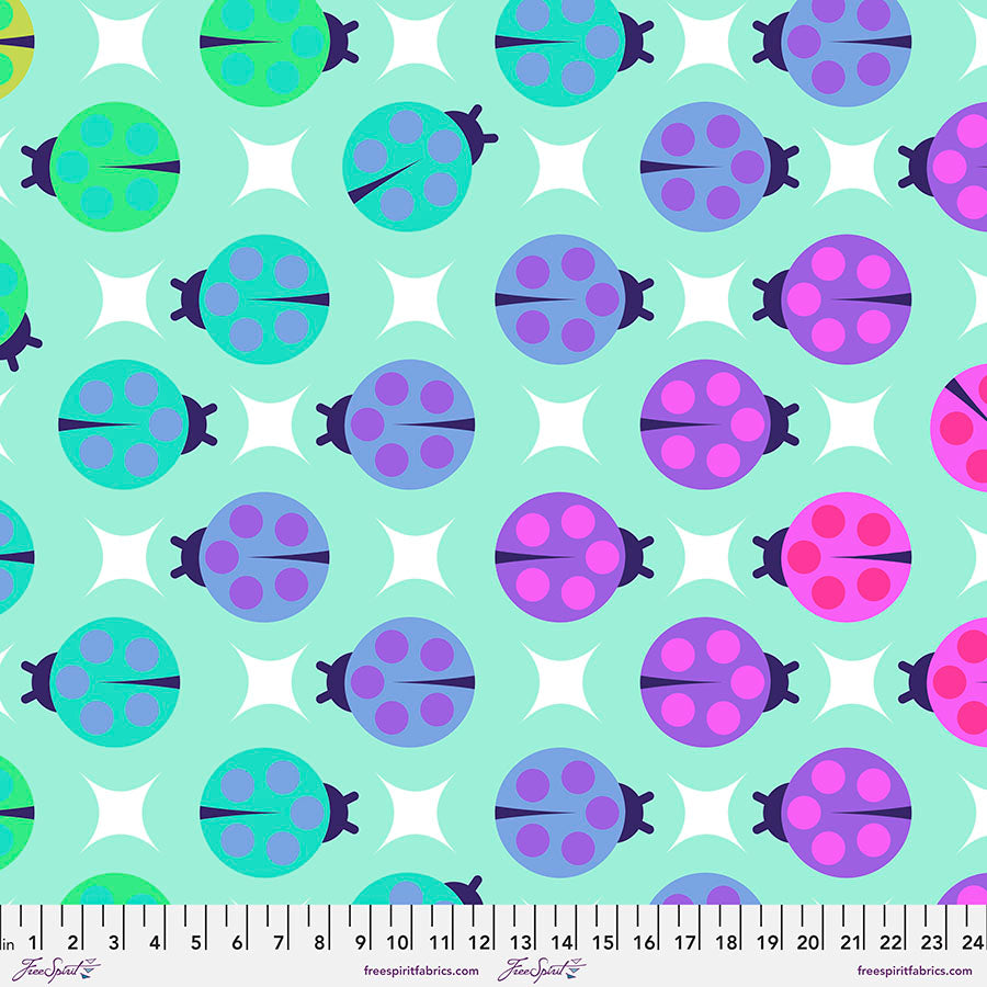 Backing Fabric - Lady Luck - Glimmer Tiny Beasts