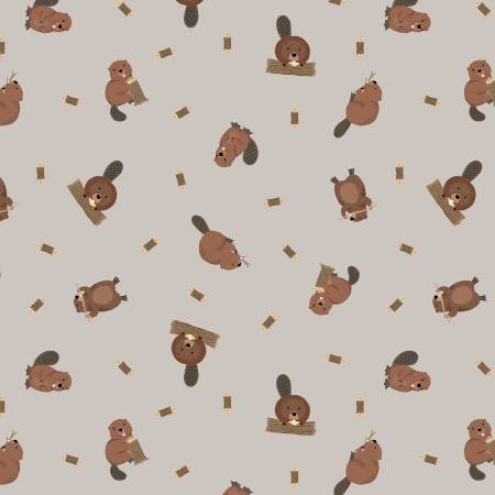 Small Things…Rivers & Creeks - Beavers on Warm Grey