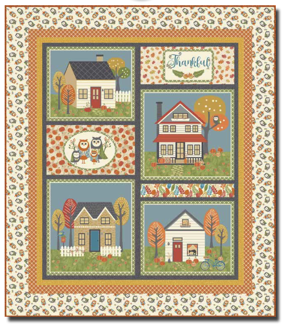 Pumpkin Village Quilt KIt
