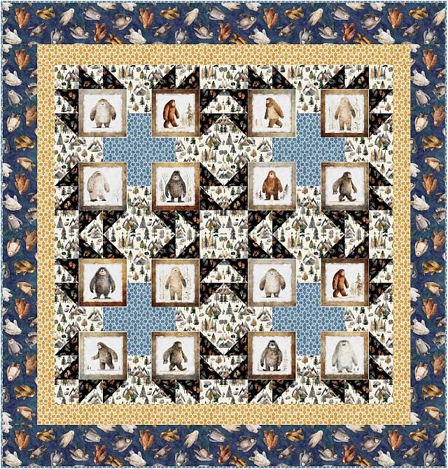 Smile, Bigfoot! Pattern (featuring the Bigfoot Collection)
