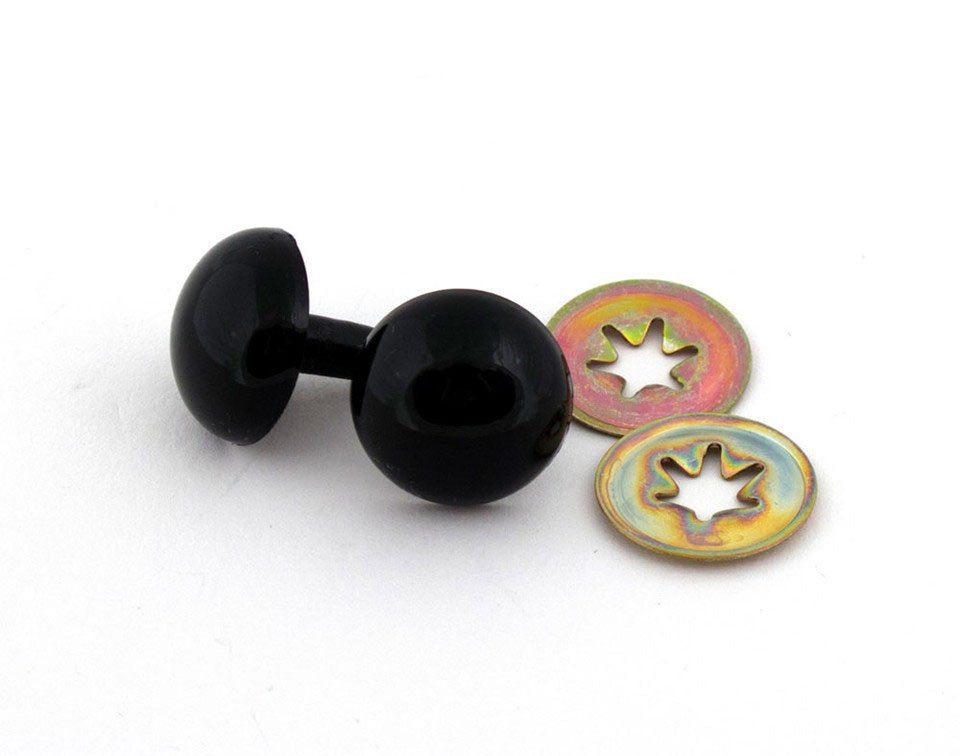 Toy Eyes Solid - 18mm Black