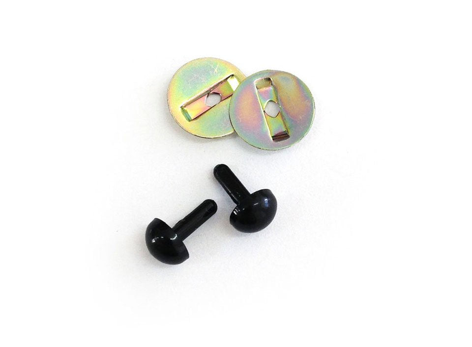 Toy Eyes Solid - 6mm Black