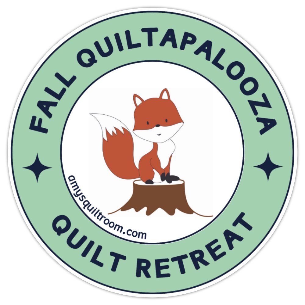 Fall Quiltapalooza Round Sticker