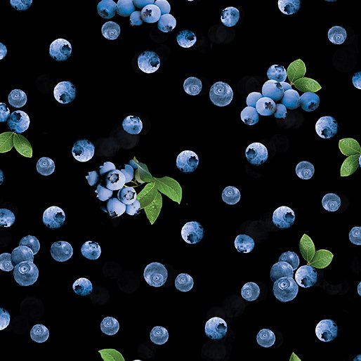 Blueberry Hill - Sweet Blueberries Black