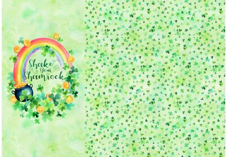 Celebrate The Seasons March Shake your Shamrock - 63in x 43in