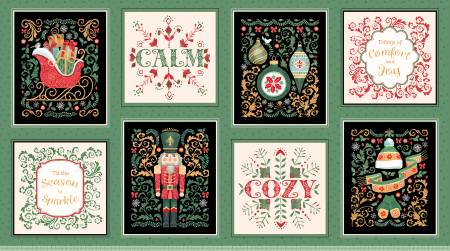 Tis The Season - Cozy & Calm Panel (24" Panel)