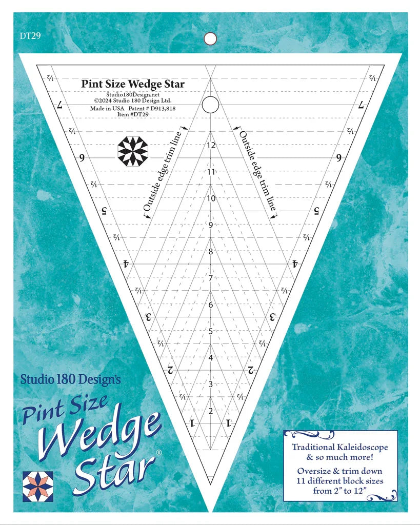Pint Size Wedge Star Ruler