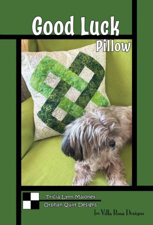 Good Luck Pillow by Villa Rosa Designs