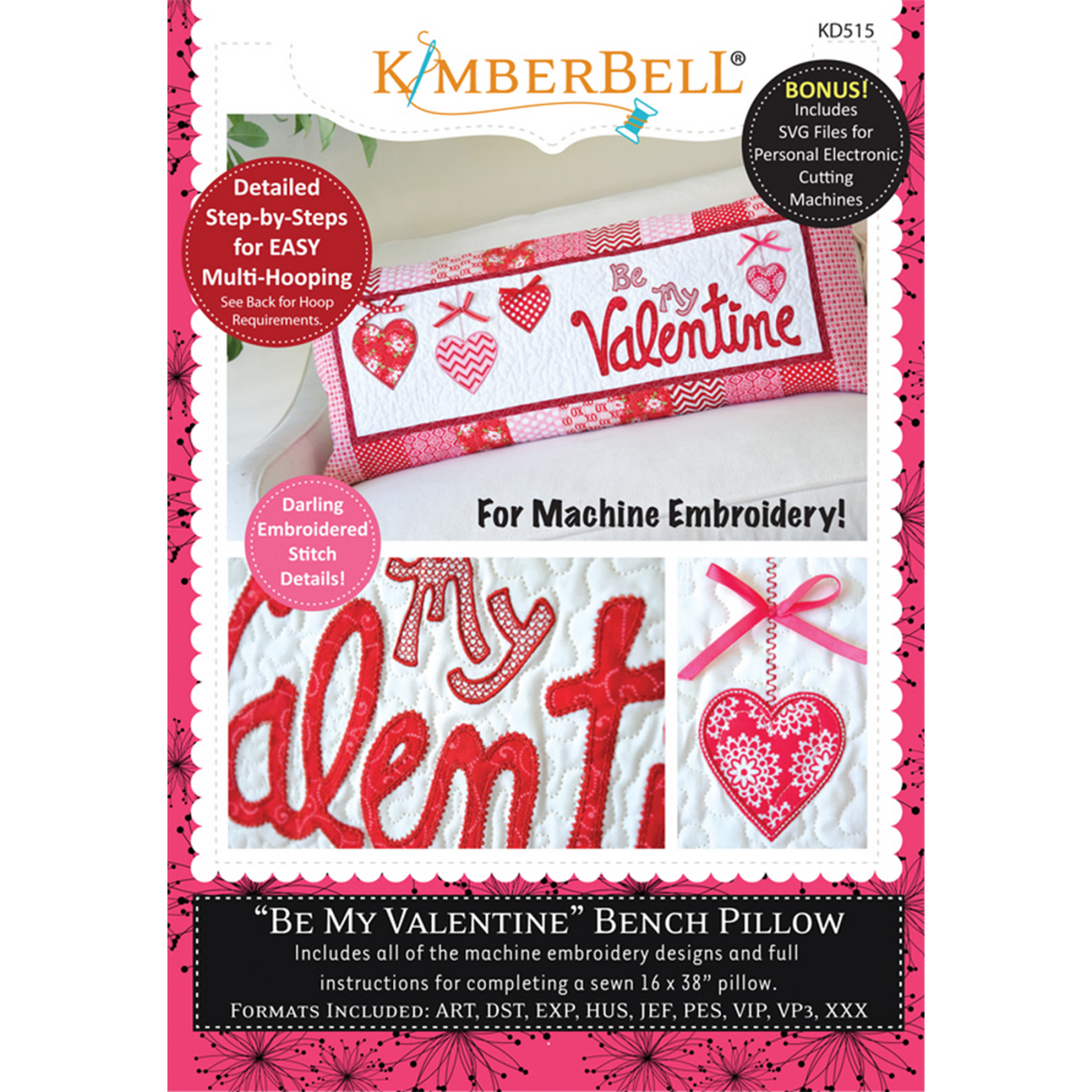 Kimberbell Be My Valentine Embrodery CD