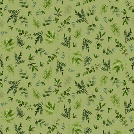 Wild Wonder - Olive Digital Fronds