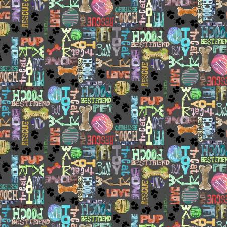 Best Friends - Dark Gray Best Friends Digital Words