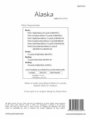 Alaska Quilt Pattern From Laundry Basket Quilts