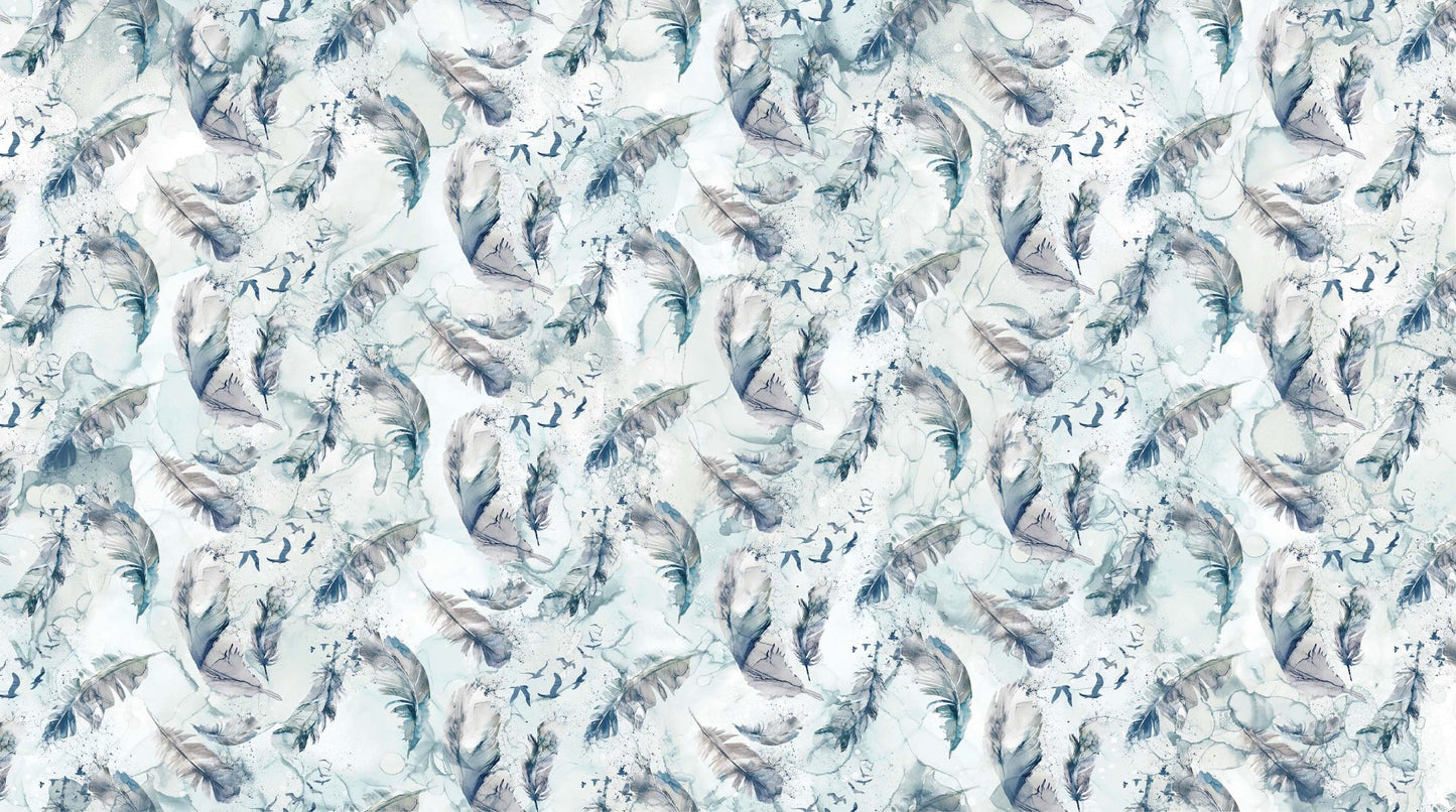Soar - Moody Blues Lt Feathers DP24584-41