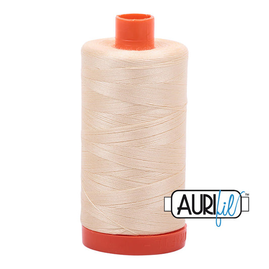 Aurifil CottonThread 50wt 1300m - Butter