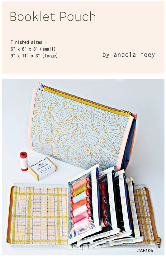 Booklet Pouch Pattern by Aneela Hoey