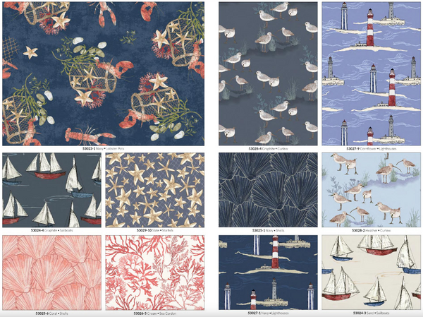 Sea and Shore Fat Quarter Bundle