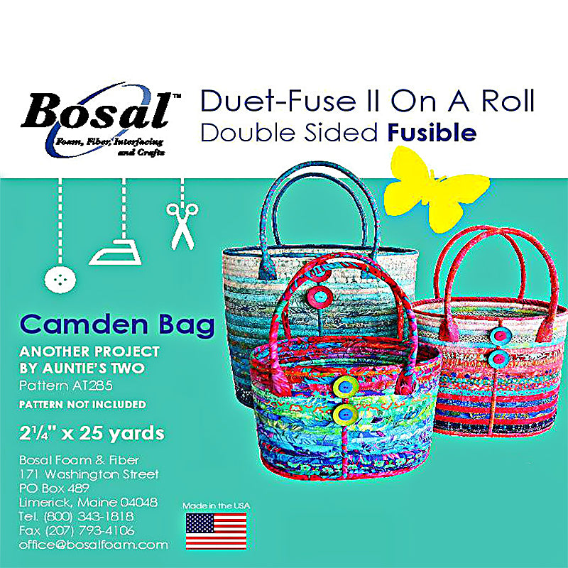 Bosal Duet Fuse 2.25" x 25" Camden Bags Large