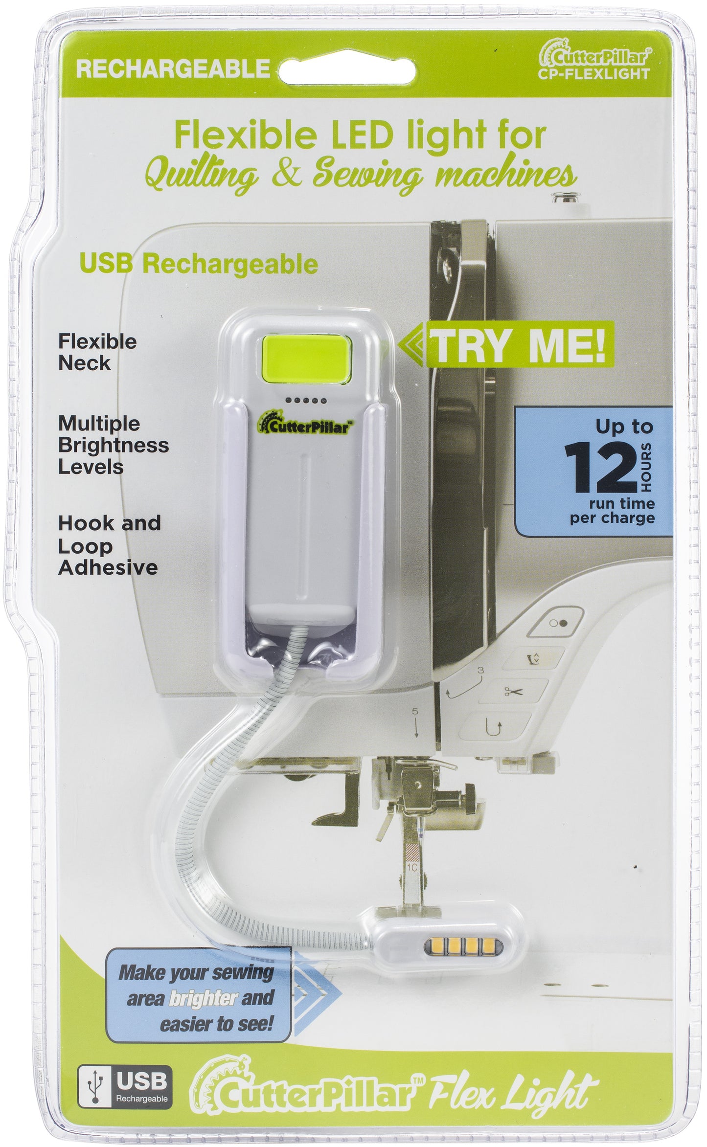 Cutterpillar Flex Sewing Machine Light-