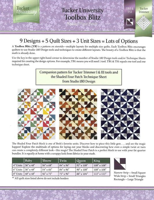 Tucker U Toolbox Blitz - Shaded Four Patch