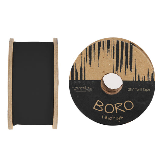 Boro Trim Twill Tape 2.25 Black