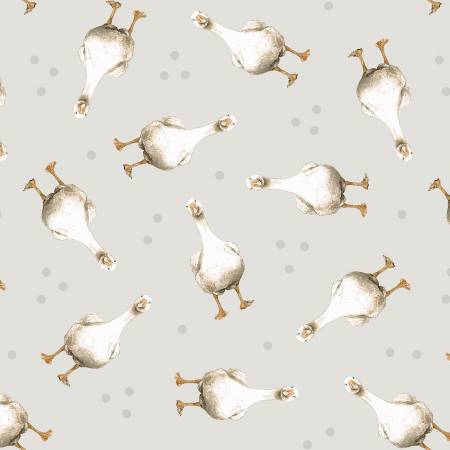 A Beautiful Day - Lt Grey Geese