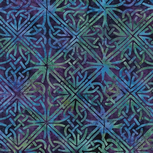 Limerick - Large Square-Purple Pansy