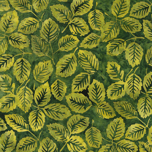 Earthly Green - 112322690 / Leaves (Mint Basil)-Green Grass