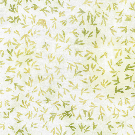 Earthly Green - 112325007 / Mini Leaves-Neutral Ghost