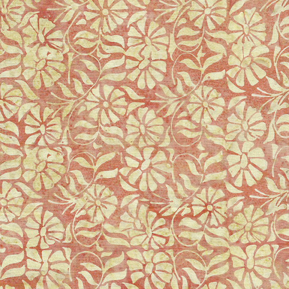 Morris Tiles - Daisy Tile-Orange Cantaloupe