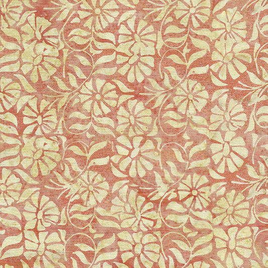 Morris Tiles - Daisy Tile-Orange Cantaloupe