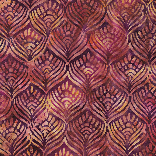 Morris Tiles - Feather-Red Mahogany